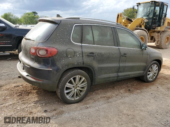 2011 Volkswagen Tiguan S with VIN WVGAV7AX0BW558615, listed as a Copart auction lot 51832635 with Not provided miles and Clean title. Bid and sale history available at DreamBid. Image 3.
