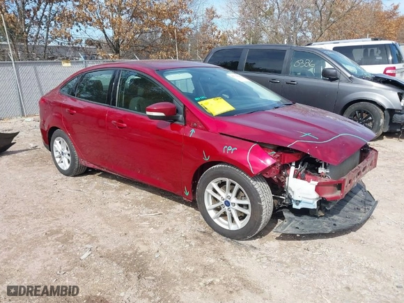 2016 Ford Focus SE with VIN 1FADP3F21GL280467, listed as a IAAI auction lot 41771628 with 135,660 mi miles. Bid and sale history available at carsss.com. Image 1.