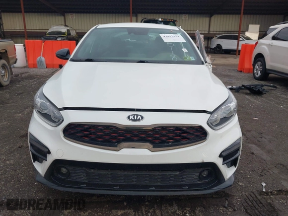 2021 Kia Forte GT-Line with VIN 3KPF34AD4ME275118, listed as a IAAI auction lot 41892974 with 46,983 mi miles and . Bid and sale history available at carsss.com. Image 12.