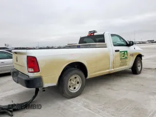 2023 Ram 1500 Tradesman with VIN 3C6JR6DG6PG671268, listed as a Copart auction lot 59573325 with 65,993 mi miles and Salvage title. Bid and sale history available at DreamBid. Image 3.