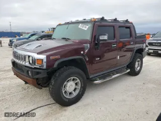 2006 Hummer H2 with VIN 5GRGN22U46H100753, listed as a Copart auction lot 76780194 with 172,106 mi miles and Salvage Title. Bid and sale history available at carsss.com. Image 1.