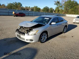 2012 Nissan Maxima 3.5 SV w/Sport Pkg with VIN 1N4AA5AP6CC809747, listed as a Copart auction lot 82033344 with 174,562 mi miles and Salvage Title. Bid and sale history available at carsss.com. Image 1.