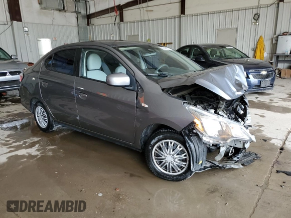 2021 Mitsubishi Mirage ES with VIN ML32FUFJ4MHF03381, listed as a Copart auction lot 60436575 with 79,839 mi miles and Non repairable. Bid and sale history available at DreamBid. Image 4.