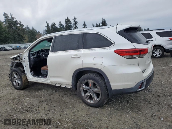 2018 Toyota Highlander Hybrid Limited with VIN 5TDDGRFH4JS052163, listed as a Copart auction lot 49333725 with 66,539 mi miles and Salvage title. Bid and sale history available at DreamBid. Image 2.