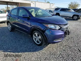 2017 Honda HR-V LX with VIN 3CZRU6H31HG703590, listed as a Copart auction lot 84173064 with 83,402 mi miles and Salvage Title. Bid and sale history available at carsss.com. Image 15.