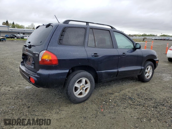 2004 Hyundai Santa Fe GLS with VIN KM8SC13E94U767790, listed as a Copart auction lot 51494985 with 107,480 mi miles and Clean Title. Bid and sale history available at carsss.com. Image 3.