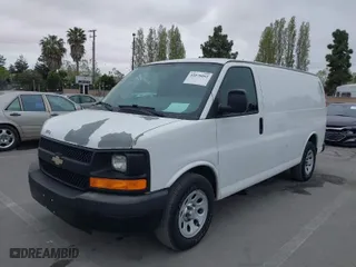 2012 Chevrolet Express Cargo Van with VIN 1GCSGAFX9C1151383, listed as a IAAI auction lot 42078082 with 199,106 mi miles. Bid and sale history available at carsss.com. Image 6.