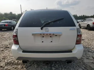 2006 Acura MDX Touring w/Navi with VIN 2HNYD18846H519865, listed as a Copart auction lot 66582274 with 208,745 mi miles and Salvage Title. Bid and sale history available at carsss.com. Image 6.