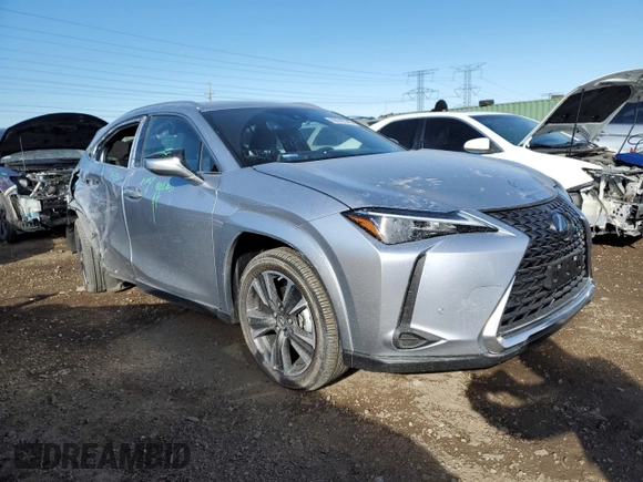 2024 Lexus UX 250h Premium with VIN JTHP9JBHXR2076614, listed as a Copart auction lot 88842545 with 3,105 mi miles and Salvage title. Bid and sale history available at DreamBid. Image 4.