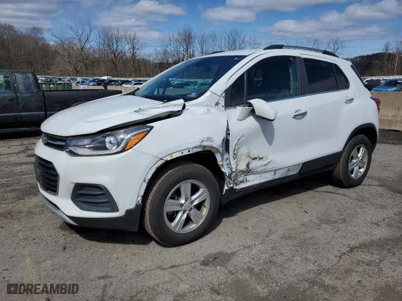2019 Chevrolet Trax LT with VIN KL7CJPSB3KB923188, listed as a Copart auction lot 52310565 with 47,803 mi miles and Salvage Title. Bid and sale history available at carsss.com. Image 1.