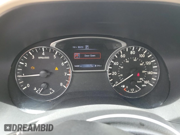 2016 Nissan Pathfinder S with VIN 5N1AR2MM9GC616898, listed as a Copart auction lot 56624295 with 144,381 mi miles and Salvage title. Bid and sale history available at DreamBid. Image 9.