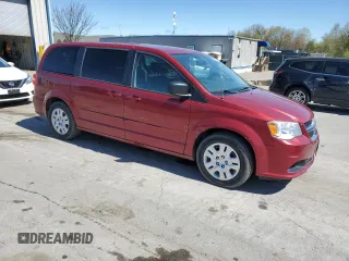 2015 Dodge Grand Caravan SE with VIN 2C4RDGBG6FR569383, listed as a Copart auction lot 55075745 with 45,474 mi miles and Salvage Title. Bid and sale history available at DreamBid. Image 4.