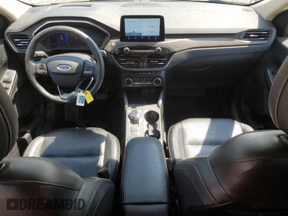 2020 Ford Escape Titanium with VIN 1FMCU9J98LUA78182, listed as a Copart auction lot 60477635 with 76,117 mi miles and Salvage title. Bid and sale history available at DreamBid. Image 8.