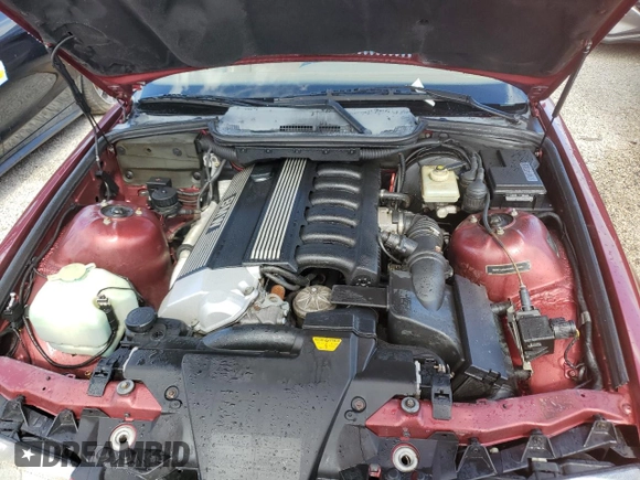 1995 BMW 3 Series 325iC with VIN WBABJ6324SJD43557, listed as a Copart auction lot 74568624 with 0 mi miles and Salvage Title. Bid and sale history available at carsss.com. Image 11.