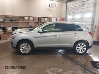 2015 Mitsubishi Outlander Sport ES with VIN 4A4AR3AU3FE039943, listed as a IAAI auction lot 41626095 with 142,610 mi miles. Bid and sale history available at carsss.com. Image 14.