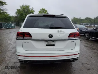 2021 Volkswagen Atlas SE with VIN 1V2RR2CA7MC611353, listed as a Copart auction lot 57562115 with 91,619 mi miles and Salvage title. Bid and sale history available at DreamBid. Image 6.