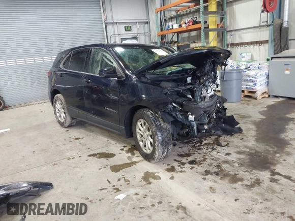 2020 Chevrolet Equinox LT with VIN 3GNAXUEV4LS606708, listed as a IAAI auction lot 41192737 with 59,539 mi miles. Bid and sale history available at carsss.com. Image 1.