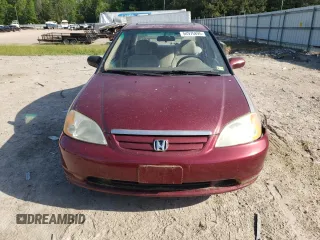 2002 Honda Civic EX with VIN 2HGES26742H561320, listed as a Copart auction lot 54975895 with 102,177 mi miles and Clean Title. Bid and sale history available at DreamBid. Image 5.