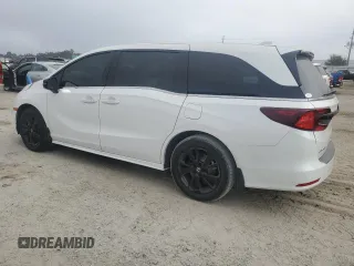 2024 Honda Odyssey Sport with VIN 5FNRL6H72RB024348, listed as a Copart auction lot 44576155 with 8,328 mi miles and Salvage Title. Bid and sale history available at DreamBid. Image 2.
