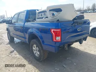 2017 Ford F-150 XL with VIN 1FTEW1EP2HFB87914, listed as a IAAI auction lot 41930611 with 100,281 mi miles. Bid and sale history available at carsss.com. Image 3.
