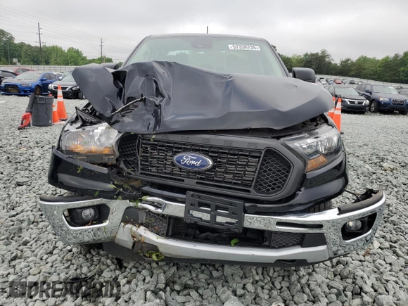 2020 Ford Ranger XL with VIN 1FTER4FH0LLA78569, listed as a Copart auction lot 57336735 with 52,196 mi miles and Salvage title. Bid and sale history available at DreamBid. Image 5.