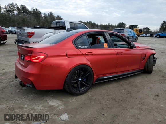 2016 BMW M3 z VIN WBS8M9C55G5G41723, wystawiony jako Copart lot #47812325 z przebiegiem 62 290 mil mil oraz Szkoda całkowita • Salvage title. Historia ofert i sprzedaży dostępna na DreamBid. Obrazek 3.