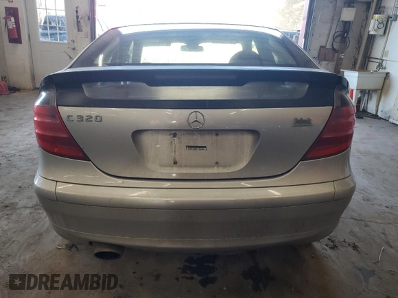2003 Mercedes-Benz C with VIN WDBRN64J93A459216, listed as a Copart auction lot 87855085 with 208,336 mi miles and Salvage title. Bid and sale history available at DreamBid. Image 6.
