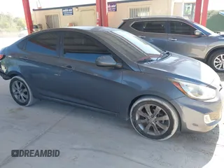2012 Hyundai Accent GLS with VIN KMHCU4AE5CU246327, listed as a IAAI auction lot 42124657 with 139,287 mi miles. Bid and sale history available at carsss.com. Image 13.