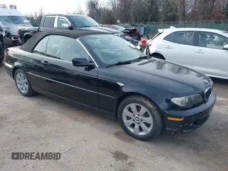 2006 BMW 3 Series 325Ci with VIN WBABW33466PX86228, listed as a IAAI auction lot 41612664 with 116,520 mi miles. Bid and sale history available at carsss.com. Image 1.
