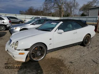 1999 Mercedes-Benz CLK with VIN WDBLK65G2XT021195, listed as a Copart auction lot 50911545 with Not Provided miles and Clean Title. Bid and sale history available at carsss.com. Image 1.