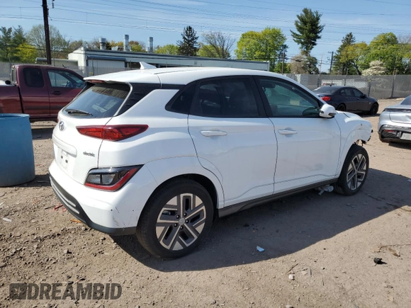 2023 Hyundai Kona SEL with VIN KM8K33AG7PU190018, listed as a Copart auction lot 54511335 with 61,389 mi miles and Non Repairable. Bid and sale history available at carsss.com. Image 3.