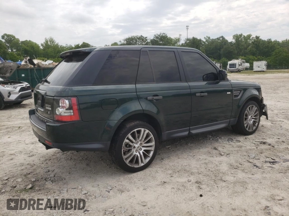 2011 Land Rover Range Rover Sport HSE Lux with VIN SALSK2D43BA289196, listed as a Copart auction lot 56348715 with 130,303 mi miles and Salvage title. Bid and sale history available at DreamBid. Image 3.
