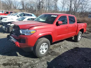 2023 Toyota Tacoma 4WD SR with VIN 3TMCZ5AN8PM592734, listed as a Copart auction lot 48694775 with 22,014 mi miles and Salvage Title. Bid and sale history available at carsss.com. Image 1.