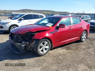 2014 Kia Optima LX with VIN 5XXGM4A72EG272724, listed as a IAAI auction lot 41828285 with 136,996 mi miles. Bid and sale history available at carsss.com. Image 18.