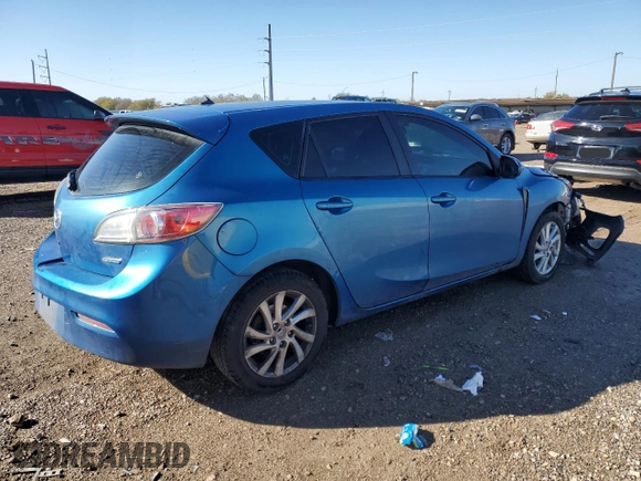 2012 Mazda 3 i Grand Touring with VIN JM1BL1M79C1576987, listed as a Copart auction lot 83452574 with 192,510 mi miles and Salvage Title. Bid and sale history available at DreamBid. Image 3.