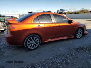 2011 Mitsubishi Lancer GTS with VIN JA32U8FW4BU043015, listed as a Copart auction lot 80831184 with 0 mi miles and Salvage Title. Bid and sale history available at carsss.com. Image 3.