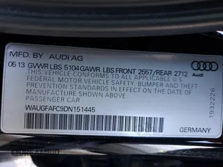 2013 Audi A6 2.0T Premium Plus with VIN WAUGFAFC9DN151445, listed as a Copart auction lot 43875015 with 86,597 mi miles and Salvage Title. Bid and sale history available at carsss.com. Image 14.
