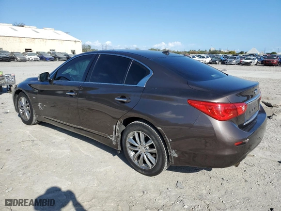 2017 Infiniti Q50 3.0t Premium with VIN JN1EV7AP8HM738406, listed as a Copart auction lot 86564804 with 126,179 mi miles and Salvage Title. Bid and sale history available at carsss.com. Image 2.