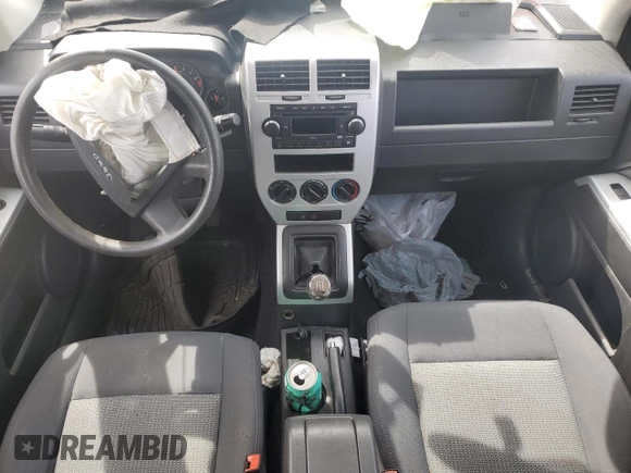 2008 Jeep Compass Sport with VIN 1J8FT47W98D732241, listed as a Copart auction lot 50194295 with Not Provided miles and Salvage Title. Bid and sale history available at carsss.com. Image 8.