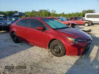 2024 Toyota Corolla LE с VIN 5YFB4MDE2RP120363, выставлен на аукционе Copart как лот 51356425 с пробегом 11 877 миль миль и Списание • Salvage title. История ставок и продаж доступна на DreamBid. Изображение 4.