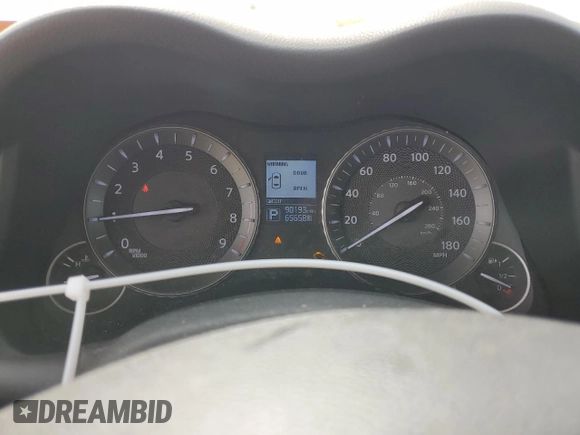 2017 Infiniti Q70 3.7 with VIN JN1BY1PRXHM210429, listed as a Copart auction lot 53617085 with 90,193 mi miles and Salvage title. Bid and sale history available at DreamBid. Image 9.