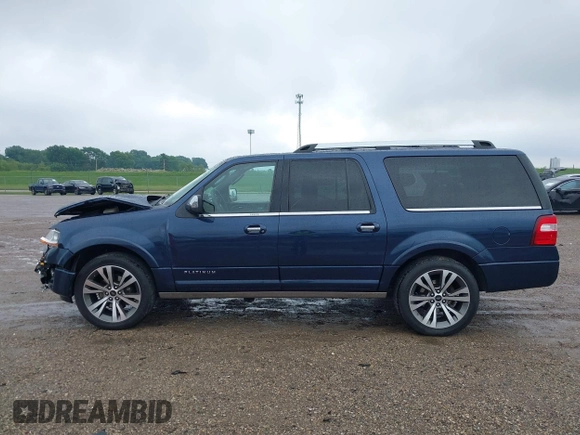 2015 Ford Expedition Max Platinum with VIN 1FMJK1MT7FEF36847, listed as a IAAI auction lot 42366852 with 153,552 mi miles and . Bid and sale history available at DreamBid. Image 14.