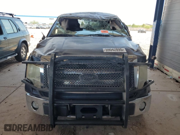 2014 Ford F-150 XL with VIN 1FTFX1EF1EKE23402, listed as a Copart auction lot 59042895 with 108,844 mi miles and Salvage title. Bid and sale history available at DreamBid. Image 5.