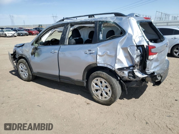 2021 Subaru Forester with VIN JF2SKADC2MH584181, listed as a Copart auction lot 55458855 with 52,148 mi miles and Salvage title. Bid and sale history available at DreamBid. Image 2.