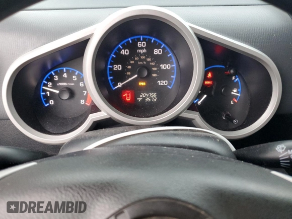 2008 Honda Element with VIN 5J6YH27318L004747, listed as a Copart auction lot 72595254 with 204,756 mi miles and Salvage Title. Bid and sale history available at DreamBid. Image 9.