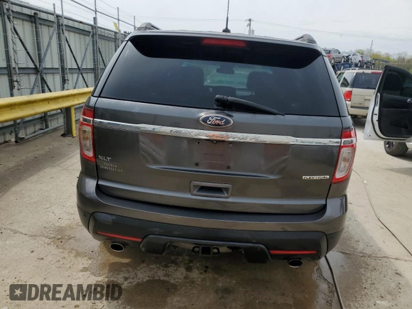 2015 Ford Explorer XLT with VIN 1FM5K7D87FGC53272, listed as a Copart auction lot 53465955 with 180,210 mi miles and Salvage Title. Bid and sale history available at DreamBid. Image 6.