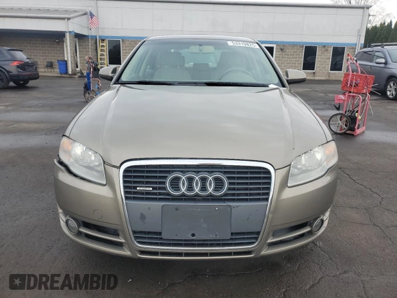 2007 Audi A4 2.0T with VIN WAUDF78E07A205165, listed as a Copart auction lot 53310825 with 162,259 mi miles and Salvage title. Bid and sale history available at DreamBid. Image 5.