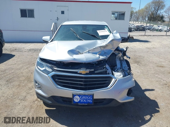 2020 Chevrolet Equinox LT with VIN 3GNAXUEV5LS533929, listed as a IAAI auction lot 41996159 with 46,466 mi miles and . Bid and sale history available at DreamBid. Image 13.