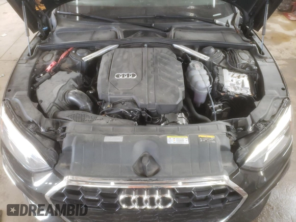 2022 Audi A5 Sportback S line Premium with VIN WAUDACF5XNA021536, listed as a Copart auction lot 82031654 with 52,676 mi miles and Salvage Title. Bid and sale history available at carsss.com. Image 11.