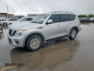 2019 Nissan Armada Platinum z VIN JN8AY2ND1K9093117, wystawiony jako Copart lot #51175625 z przebiegiem 65 712 mil mil oraz Szkoda całkowita • Salvage title. Historia ofert i sprzedaży dostępna na DreamBid. Obrazek 1.